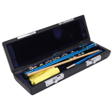 Piccoloflöte Kupfernickel Blau + E-Taste