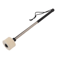 Trommelschlägel, weißes Filzband,