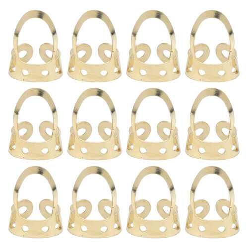 12Pcs Finger Picks Einstellbare Edelstahl Banjo 1