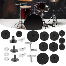 23-teiliges Drum-Filzpolster-Becken-Set,