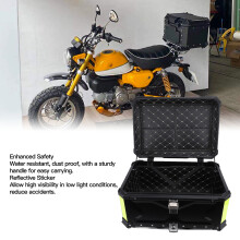 65 l Motorrad-Topcase mit Sicherheitsschloss,
