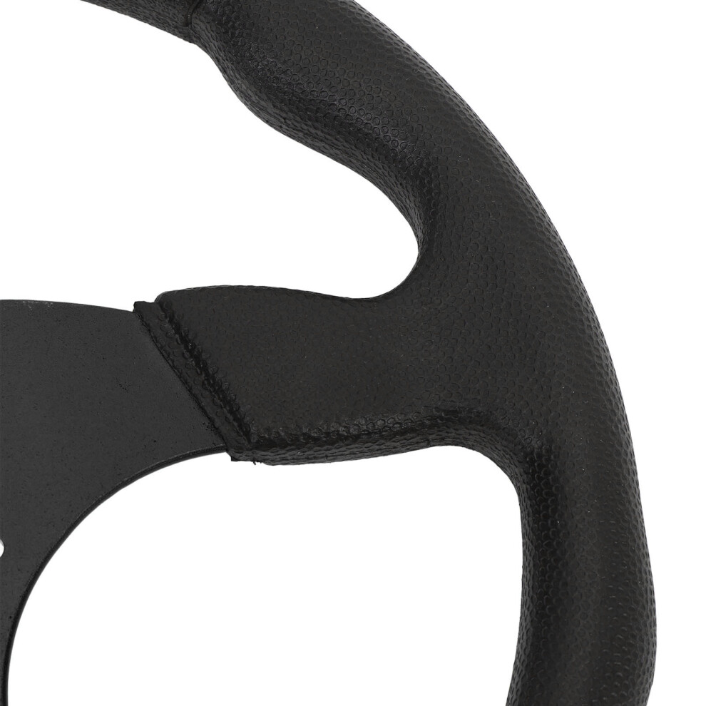 14-Zoll-Universal-Rennlenkrad, Pu-Leder, 8223848529935