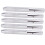 5Pcs Klavier Stimmstift Silber Edelstahl Hohe 4