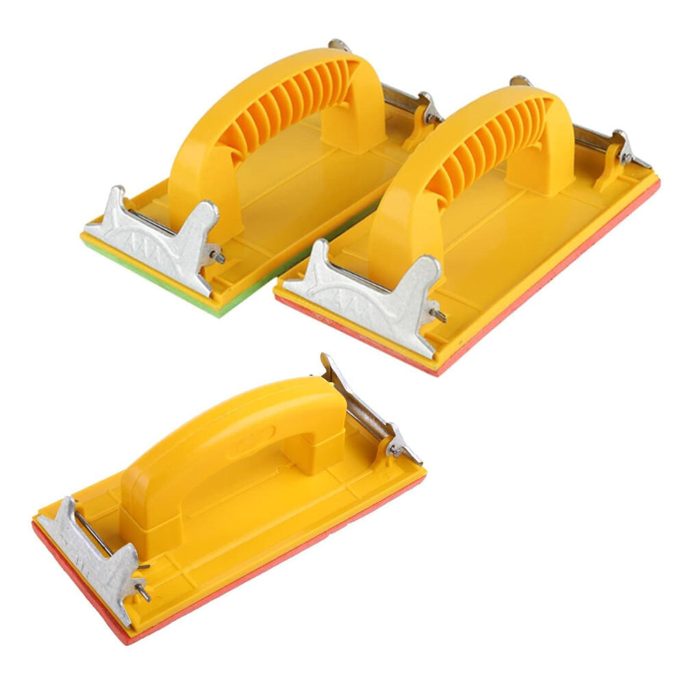 Light Sponge Sandpaper Holder, Hand Sander With Handle, Hand Sanding Tool For Sanding, Polishing, Grinding 9412369560049