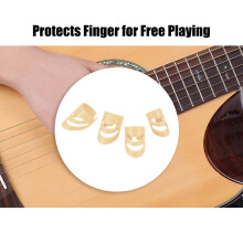 4Pcs Gitarre Finger Pick Fingertip Protector