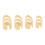 4Pcs Gitarre Finger Pick Fingertip Protector 3