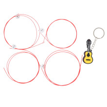 4-teiliges Gitarrensaiten-Set aus Carbon mit 4