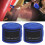 Ein Paar blaue elastische 4