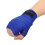 Ein Paar blaue elastische 9