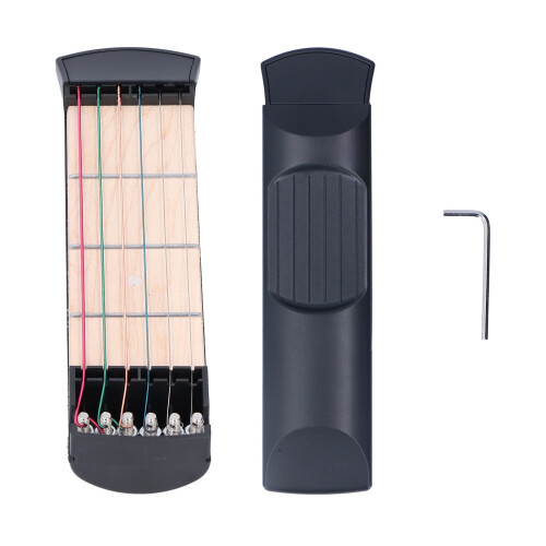 Pocket Guitar Practice Tool 6 Bunte String 1