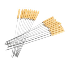 1 set of grill skewers, kebab skewers, metal skewers, BBQ skewers, stainless steel skewers