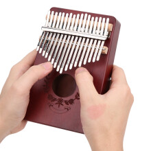Kalimba Daumenklavier aus Mahagoni, klein,