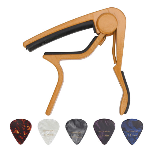 1 Stück Gitarren-Capodaster, 5 Stück 1