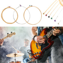 6Pcs Gitarre String Stahl Core Phosphor Bronze