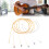 6Pcs Gitarre String Stahl Core Phosphor Bronze 12