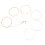 6Pcs Gitarre String Stahl Core Phosphor Bronze 7