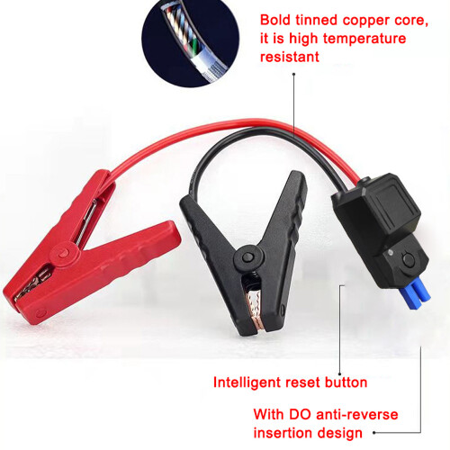 Auto-Starthilfekabel, Booster, Kabelclip, 1