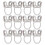 12Pcs Finger Picks Einstellbare Edelstahl Banjo 8