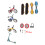 Mini Finger Skateboards Spielzeug Set Finger 9