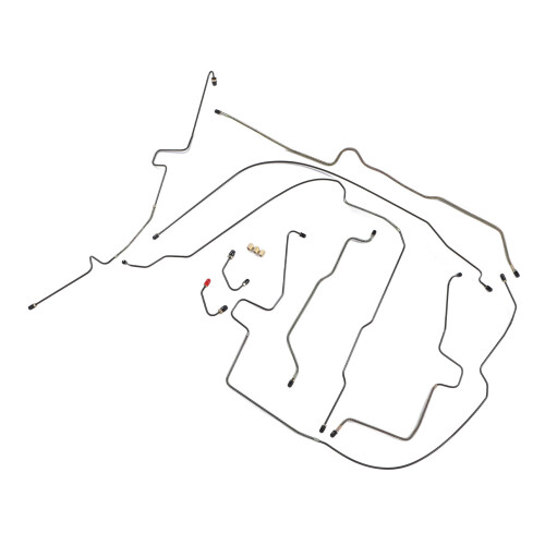 Edelstahl-Bremsleitungssatz SJPB9701, vorgeformte 2