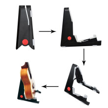 AROMA Klappbarer Instrumentenständer für Ukulele,