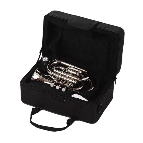 Mini-Taschentrompete Bb Flaches Blasinstrument aus