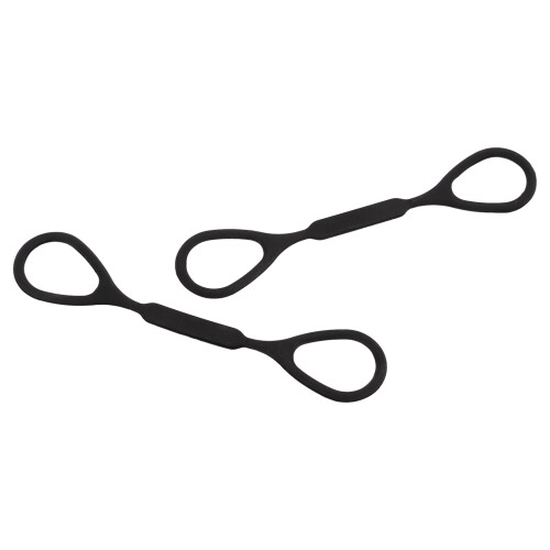2PCS Trompete Rutsche Stopper Silikon Elastische