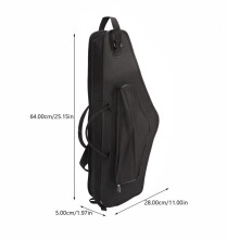 Saxophontasche, doppelte Schulterpolsterung,