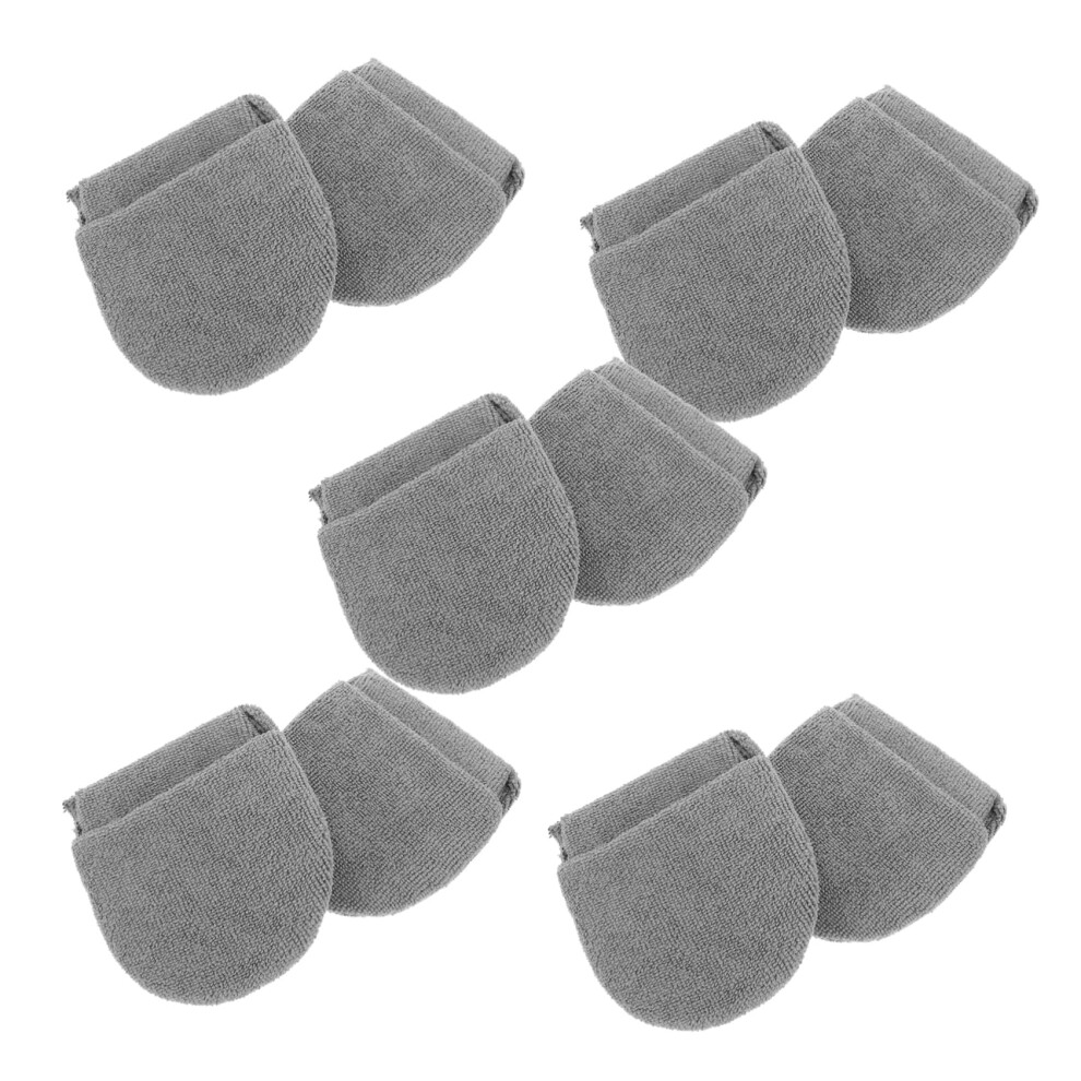 Pack Of 10 Waxed Nonmedical Nonmedical Fingercots Wax Sponge Car Wax Foam Pad Car Wax Buffer Car Polishing Set Pads Polishing Pads Car Detailing Set 9365049537490