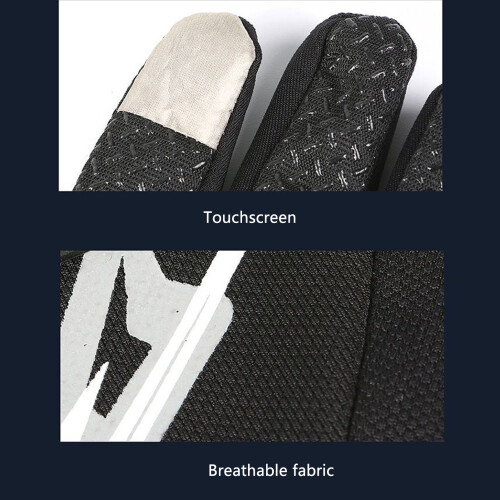 Reithandschuhe Motorradhandschuhe Schwarz Grau