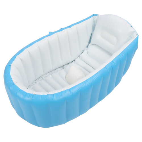 Aufblasbare Babybadewanne mit Luftpumpe,