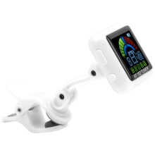 Aroma Gitarren-Clipon-Tuner, USB-aufladbar,