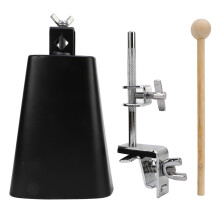 Zoll Kuhglocke mit Stock und Klemme, verstellbar,