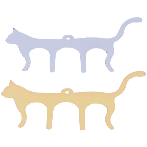 2Pcs Musik Buch Clip Katze Modellierung Stand 2