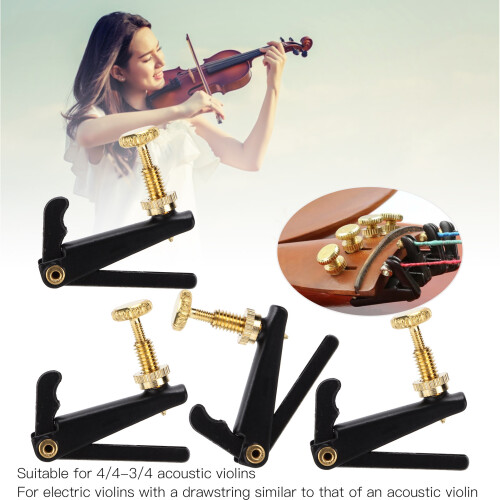 4Pcs Violine Feinstimmer Metall String Feinstimmer