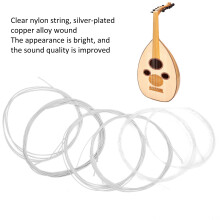 6PCS Oud Saiten Set 1G 2D 3A 4E 5B 6F Nylon