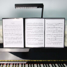 A4 Notenmappe, 6 Seiten, Klavier, Musikpartitur,