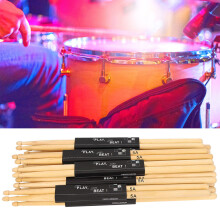 12 Paar Drumsticks Ahornholz Snare Drum Stick
