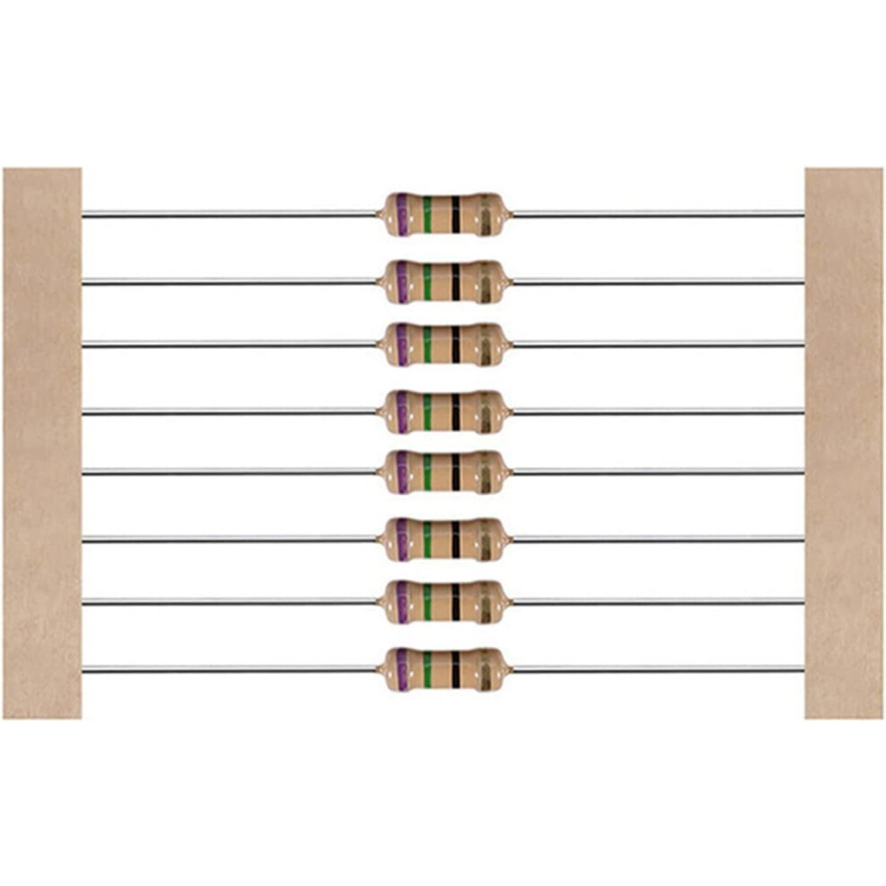 100 Pieces 1/2 W Carbon Film Resistors 5 Percent Ohm Resistance Resistor 9412369560605