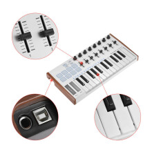 WORLDE TUNA MINI Ultra-Portabler 25-Tasten USB