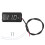 Οθόνη LED Voltmeter4Motorcycle Ψηφιακό βολτόμετρο Αδιάβροχη οθόνη τάσης Μέτρηση τάσης DC 1