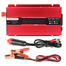 Módosított szinuszhullámú teljesítményváltó 12V-ról 110V DC bemenetre, AC kimenetre, kettős kimenettel, LCD kijelzővel és USB