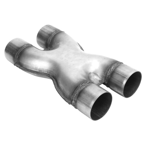 Crossover X Pipe από ανοξείδωτο χάλυβα, αντιδιαβρωτικός, διπλός σύνδεσμος προσαρμογέα