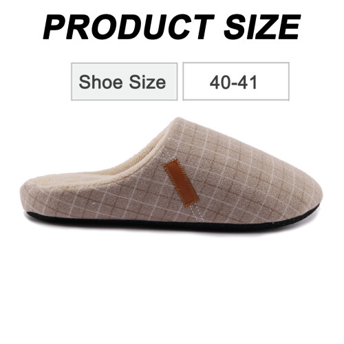 Γυναικείες παντόφλες Slip On Design, ελαφριές παντόφλες με μαλακό, βελούδινο φλις και 1