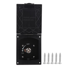Scatola di copertura per verricello elettrico 4 sistemi di verricello 12V, alloggiamento del controller del verricello con materiale ABS e integrità