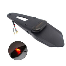 LED baglygte bremselampe universal bagskærm 4Dirt Bike Motocross Offroad motorcykel med vandtæt stabiliseret kredsløb vejrbestandigt ABS-hus