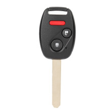 Carcasă telecomandă cu lamă reglabilă, compatibilă cu sistemul de acces fără cheie Honda Civic, compatibilă cu Honda Pilot 05-08 cu cip și