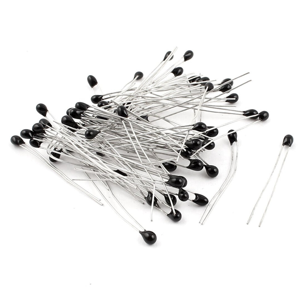 50 Pieces 10K Fixed Resistors Ohm 3950B 5% Temperature Sensor Ntc Resistors Thermistors Mf52at 9412369562647