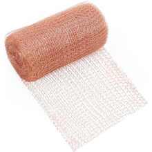 Copper faux wool Doublelayer cuttable from pure copper mesh Metal grid for mouse control, snail copper band for blocking, gardening