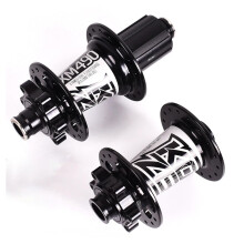 Mountain Bike Hubs 32H Aluminium 6J 72C HG Freewheel QR/Thru Axle Disc 812S TA100/142mm Black